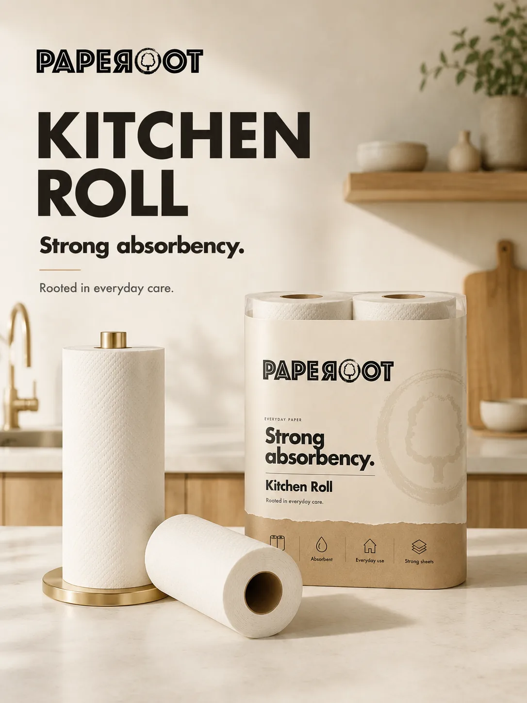 Kitchen roll concept packaging