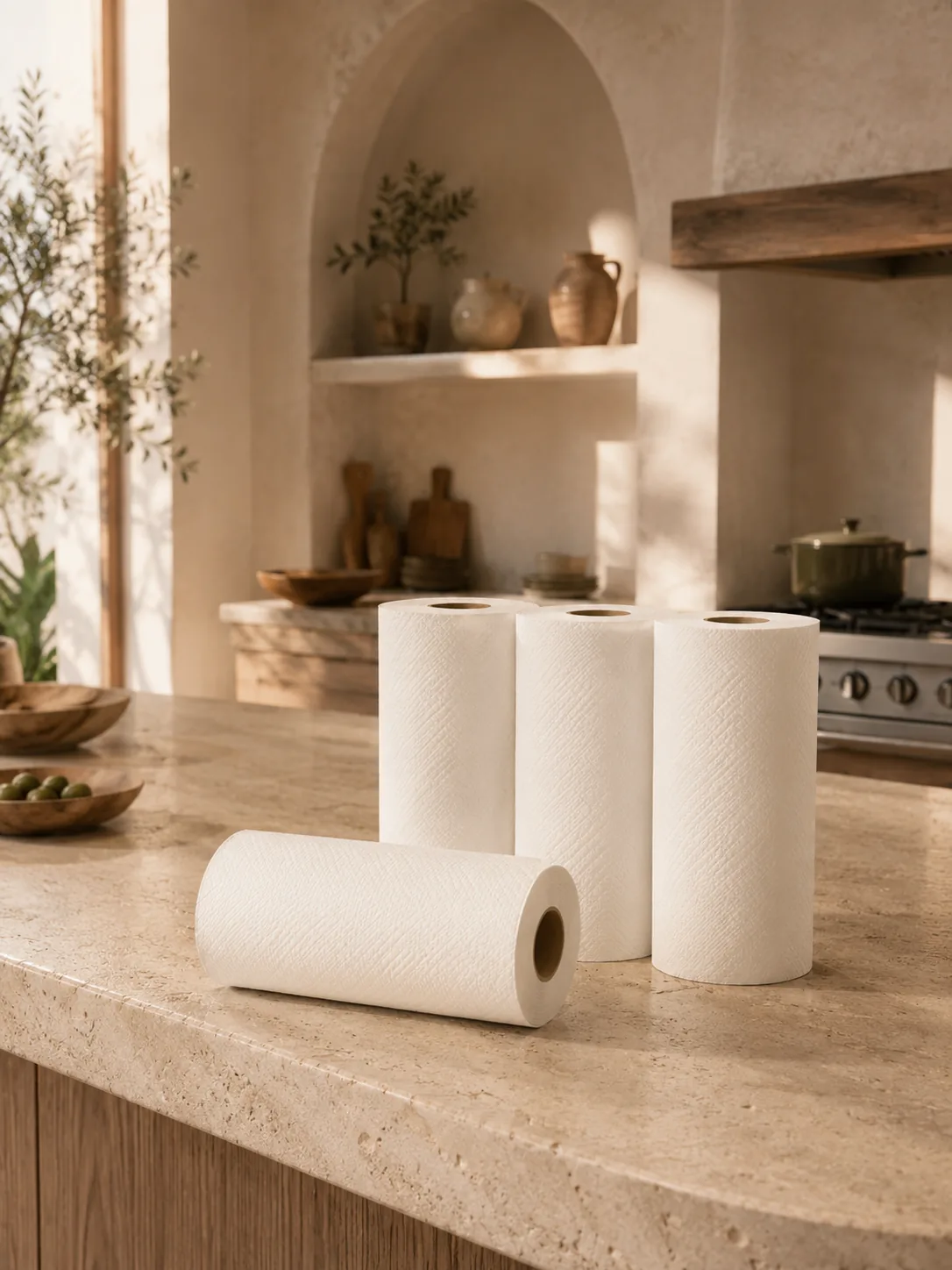 Paperoot kitchen roll product shown as a prelaunch concept visual