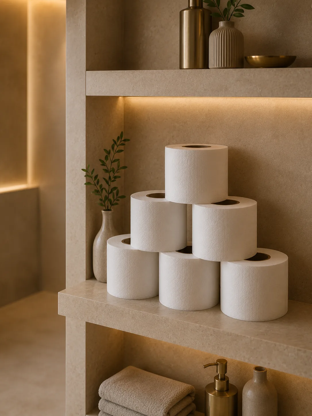Paperoot toilet roll pack shown as a prelaunch concept visual